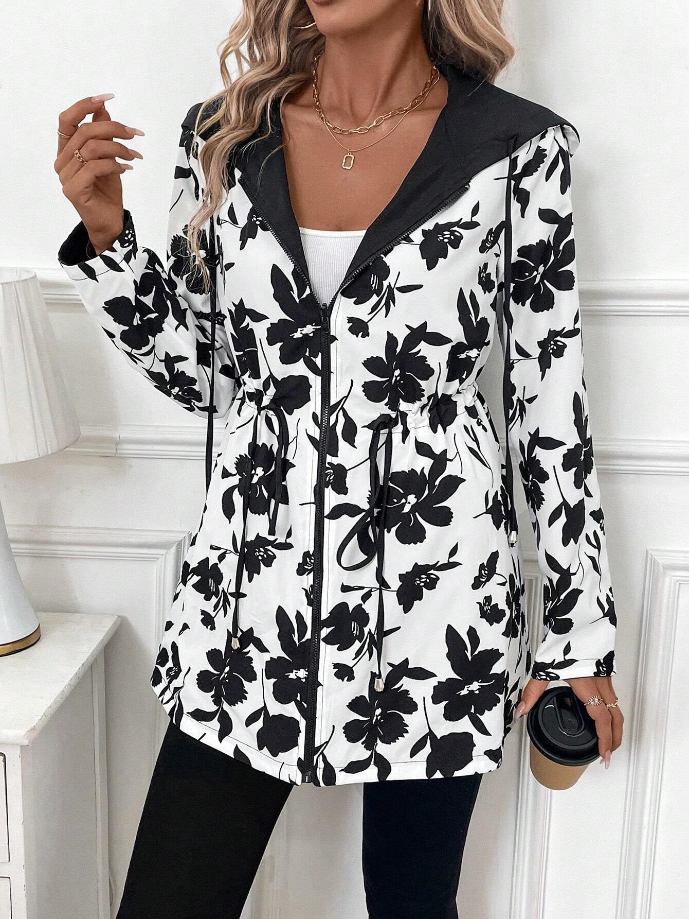 R&B | Leopardenmuster Trenchcoat