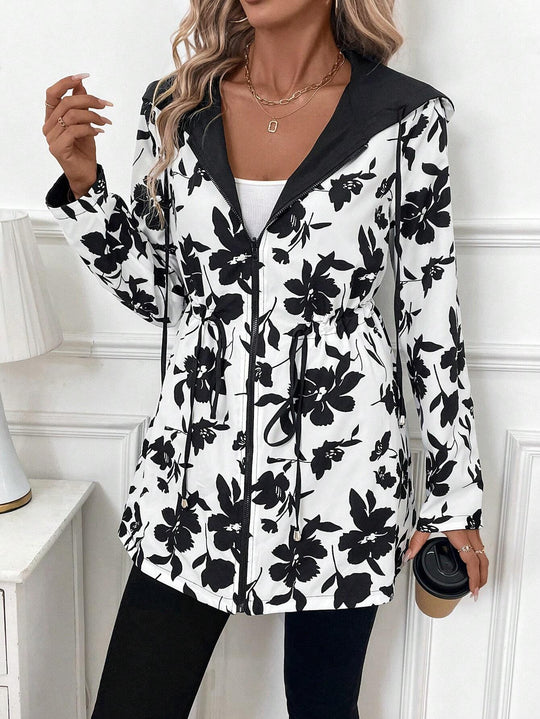 R&B | Leopardenmuster Trenchcoat