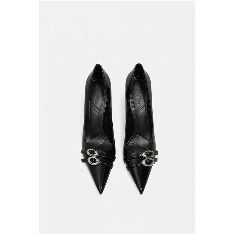 Damen elegante High Heel Pumps mit funkelnden Strassverzierungen R&B