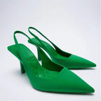 Damen Slingback-Pumps mit elegantem spitzen Zehenbereich und modischem Design R&B