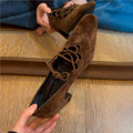 Damen modische Schnürschuhe mit offenem Design R&B
