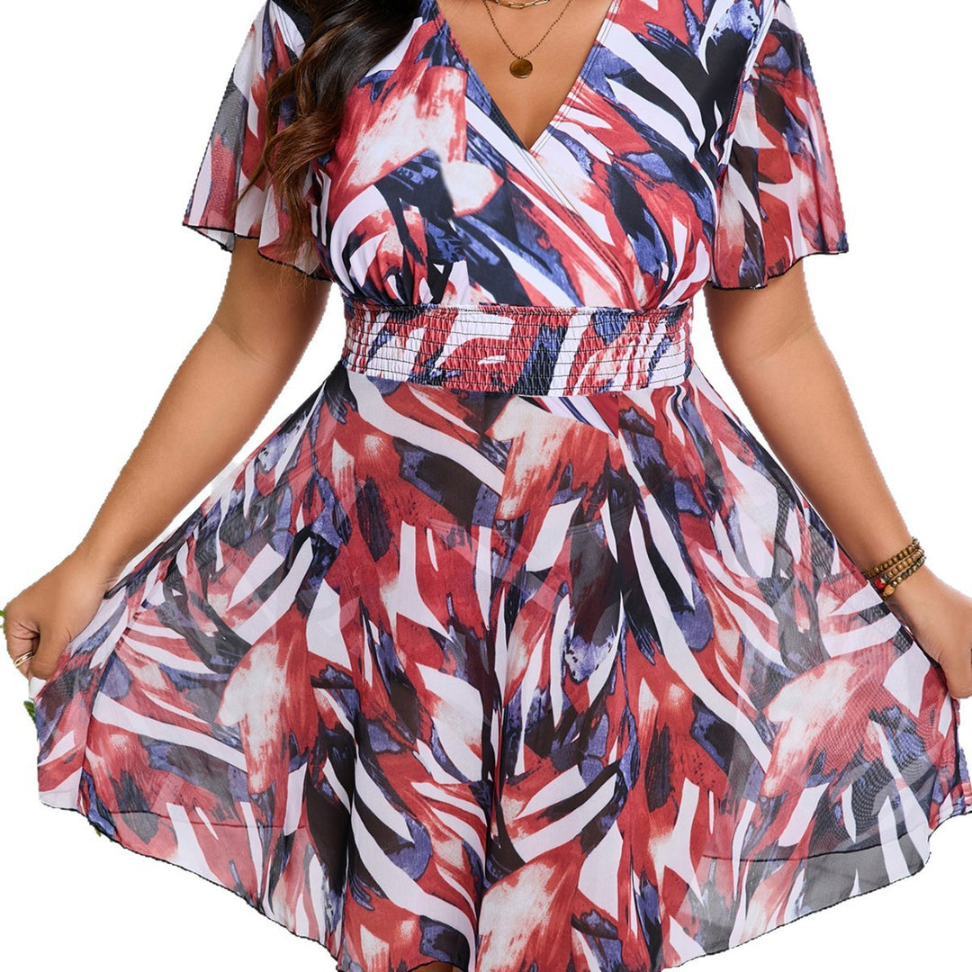 Damen luftiges Strandkleid R&B