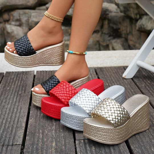 Damen Plateau Sandalen R&B