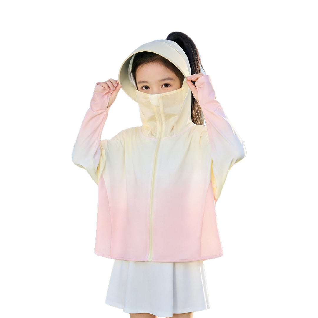 Mädchen Sportliche Kapuzenjacke mit UV-Schutz R&B