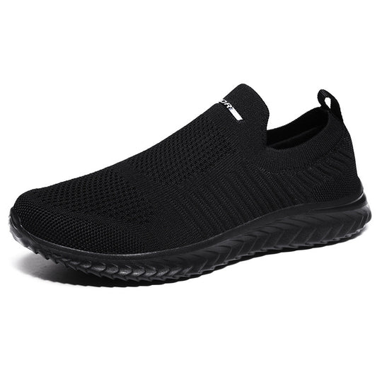 Damen Atmungsaktive Slip-On Sneakers mit elastischem Strick-Obermaterial R&B