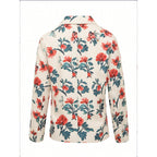 Damen Blazer mit floralen Mustern und modernem Schnitt R&B