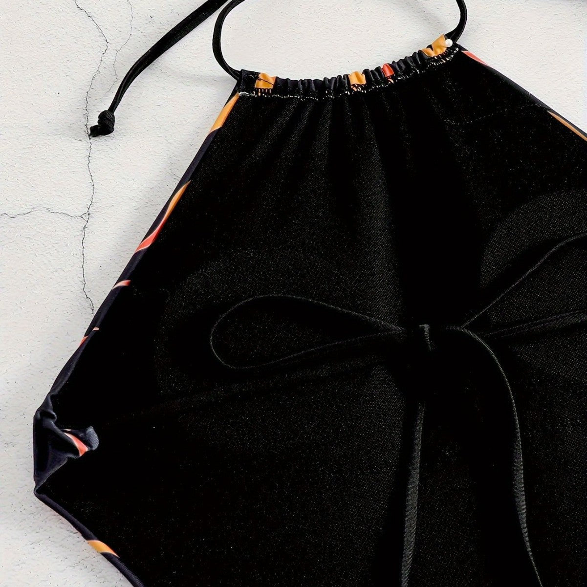 Damen Badeanzug mit feurigen Motiven R&B