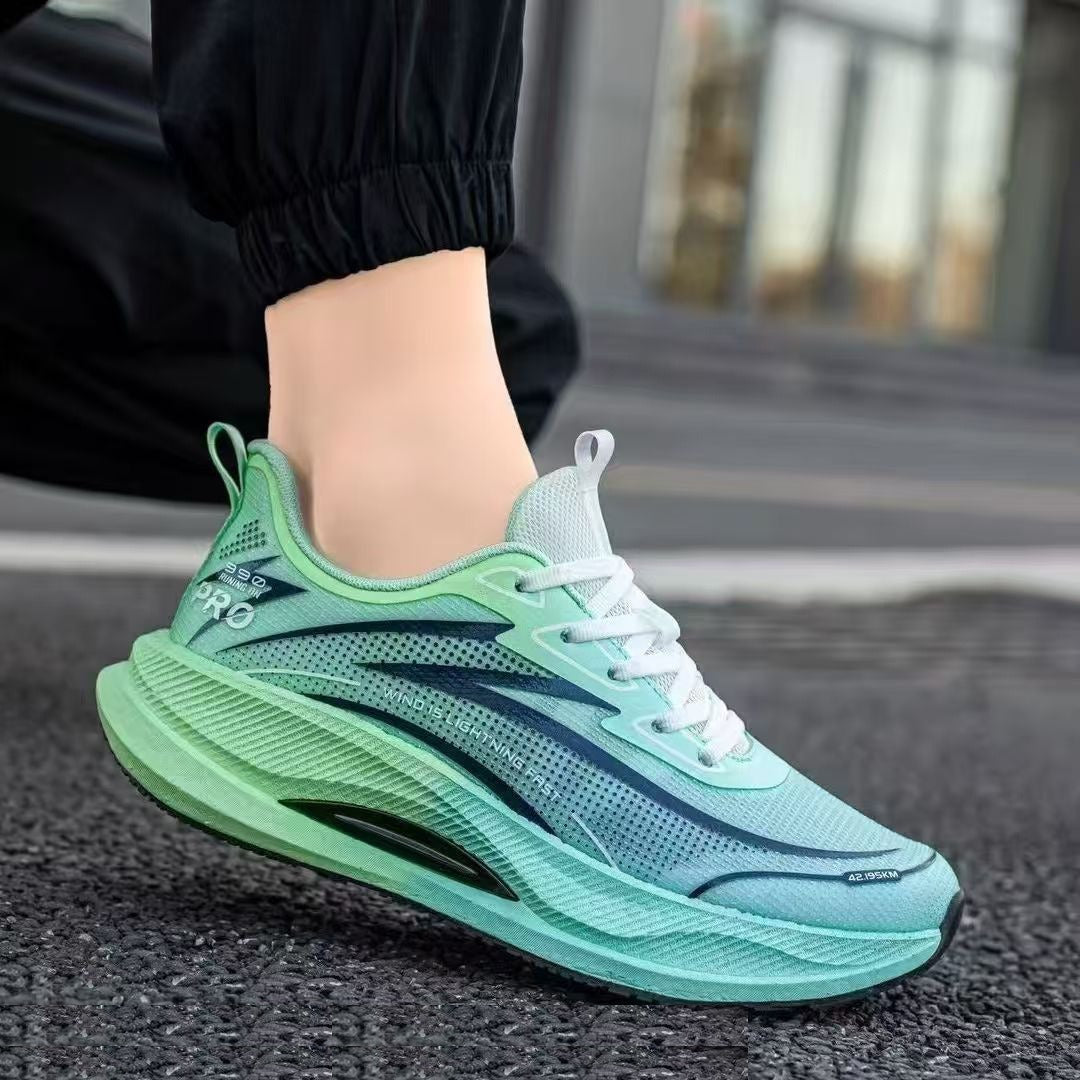 Damen Hochleistungs-Laufschuhe mit atmungsaktiver Oberflächenstruktur und flexibler Dämpfungstechnologie