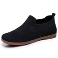 Damen nan gestrickter Komfort-Slip-On Halbschuh mit sockenähnlichem Schaft, gepolstertem Memory-Fußbett und flexibler Leichtlaufsohle R&B