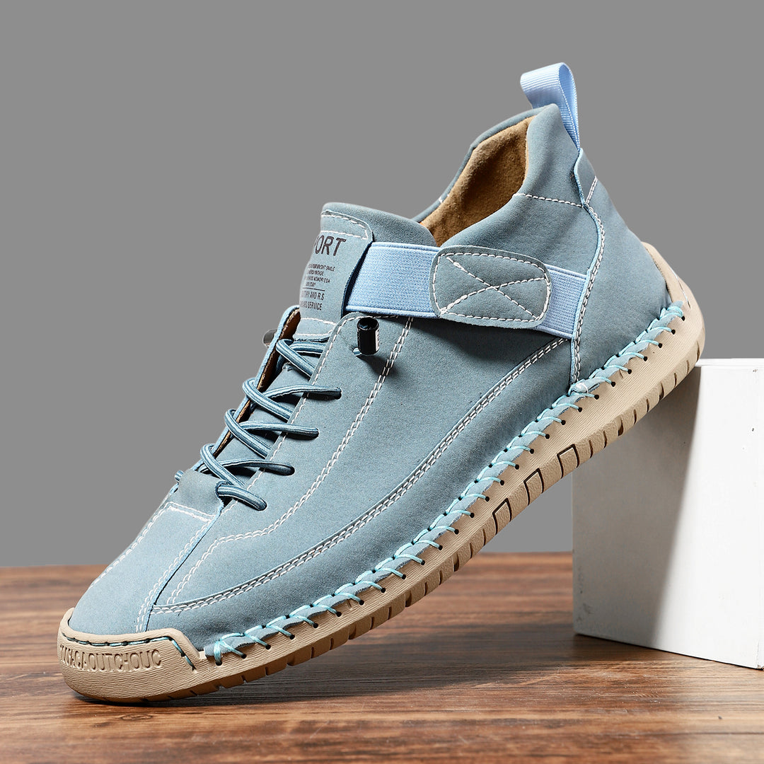 Damen Bequeme Freizeitschuhe mit elastischem Klettverschluss und atmungsaktiver Konstruktion R&B