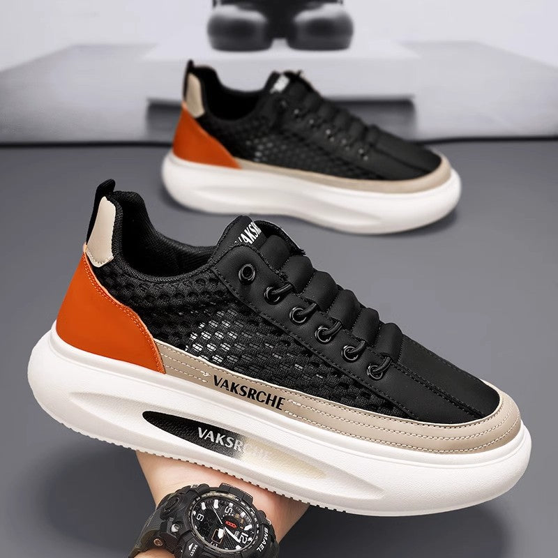 Damen Sportliche Sneakers mit atmungsaktiver Netzstruktur und leichter Laufsohle R&B