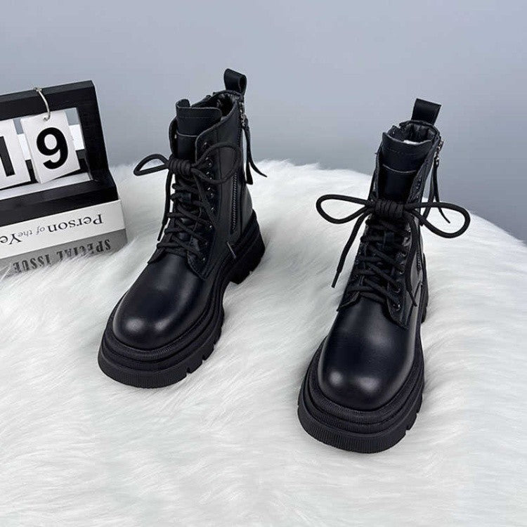Damen Stiefel im robusten Design mit komfortabler Profilsohle und innovativer Schnürtechnik R&B