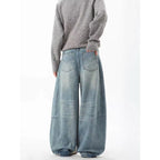 Damen Weit geschnittene Jeans im Urban-Style
