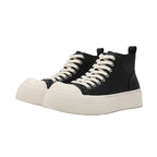 Damen Hohe Plattform-Sneaker mit modernem Design und robustem Profil
