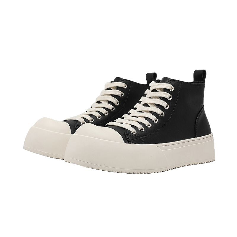 Damen Hohe Plattform-Sneaker mit modernem Design und robustem Profil