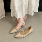 Damen elegante spitze Ballerinas mit Nieten R&B