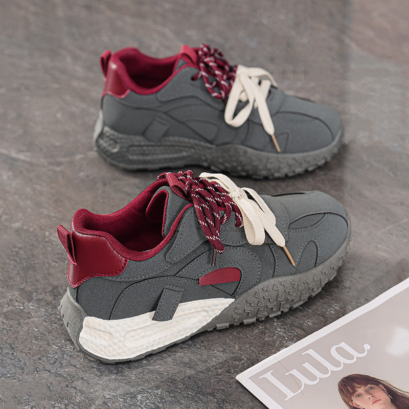 Damen Sportliche Sneakers mit robustem Sohlenprofil und atmungsaktiver Obermaterialstruktur R&B