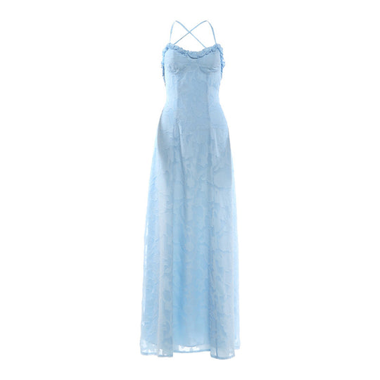Damen Elegantes Maxikleid mit raffinierten Details R&B