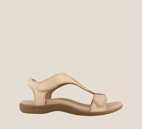 Damen Komfortable Sandalen mit verstellbaren Riemen und anatomischer Fußbettung R&B