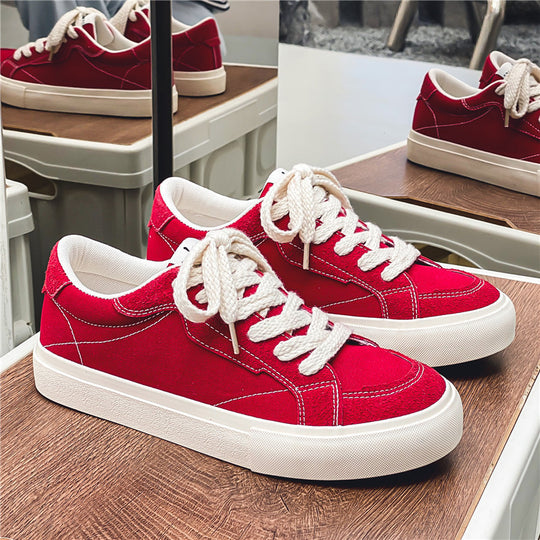 Damen Modische Freizeit Sneakers mit robustem Obermaterial und dämpfender Sohle R&B