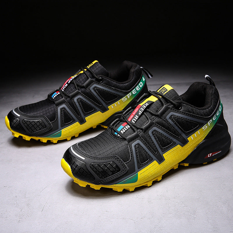 Damen Sportliche Trailrunning-Schuhe mit rutschfester Profilsohle und atmungsaktivem Obermaterial R&B