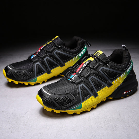 Damen Sportliche Trailrunning-Schuhe mit rutschfester Profilsohle und atmungsaktivem Obermaterial R&B