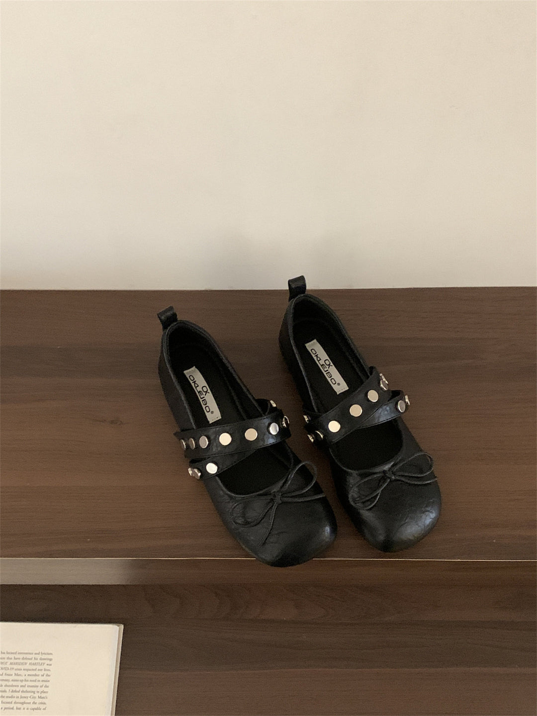 Damen Ballerinas mit verspieltem Schleifen-Design und modischem Riemen R&B