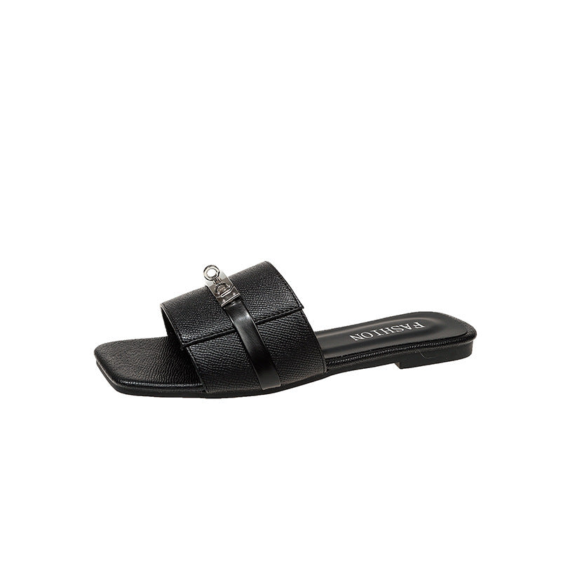Damen Modische Slip-On Sandalen mit eleganten Riemen und schickem Design R&B