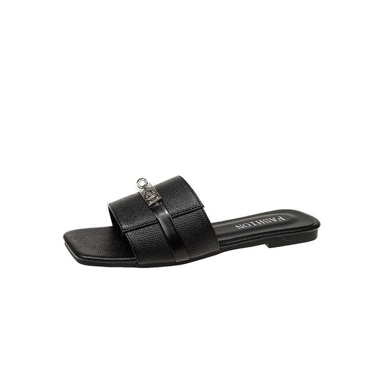 Damen Modische Slip-On Sandalen mit eleganten Riemen und schickem Design R&B