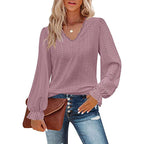 Damen Bluse mit romantischem Schnitt und detailreicher Stickerei R&B