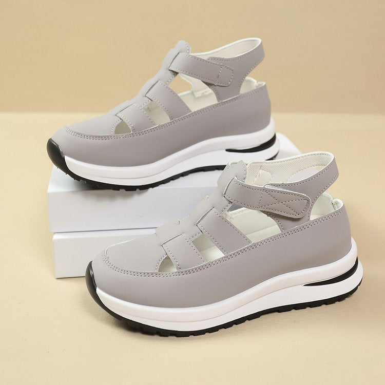 Damen freizeitorientierte Sneakers mit komfortabler Oberflächenstruktur und flexiblem Sohlendesign R&B