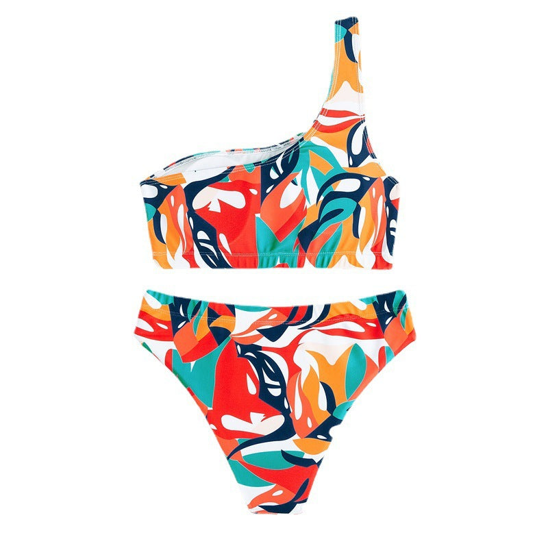 Damen asymmetrisches Bikini-Oberteil