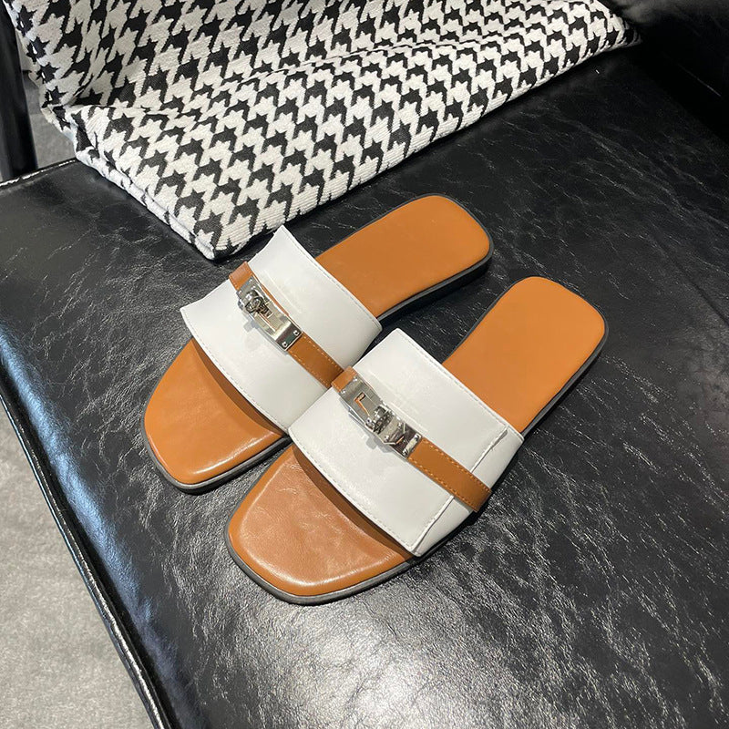 Damen elegante Sandalen mit modischem Riemendesign und strapazierfähiger Sohle R&B