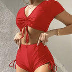 Damen Bikiniset mit raffiniertem Cut-Out und verstellbaren Bändern R&B