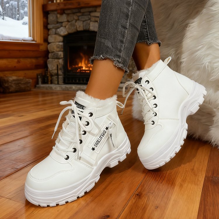 Damen Sportliche Winterstiefel mit kuscheligem Innenfutter R&B
