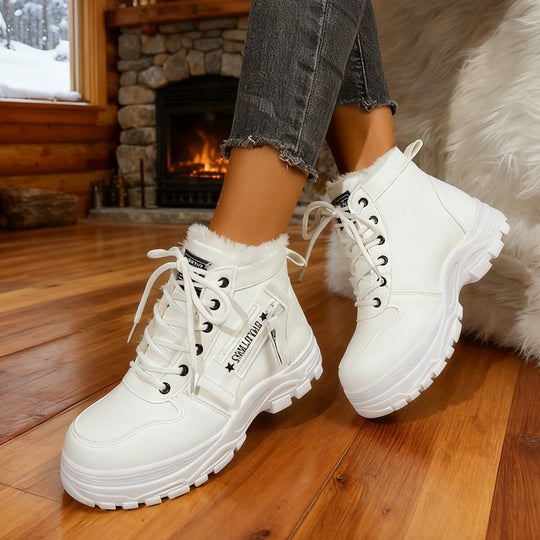 Damen Sportliche Winterstiefel mit kuscheligem Innenfutter R&B