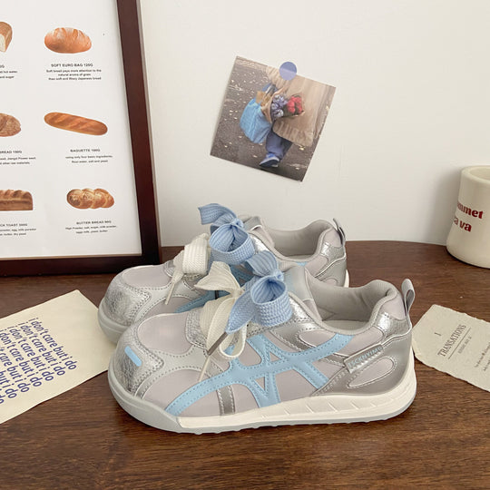 Damen Sneakers mit atmungsaktiver Mesh-Oberfläche und flexibler Gummisohle R&B