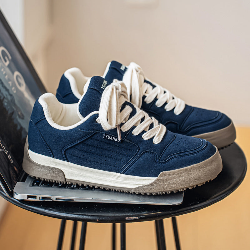 Damen Sportliche Sneakers mit atmungsaktivem Veloursleder und rutschfester Sohle R&B