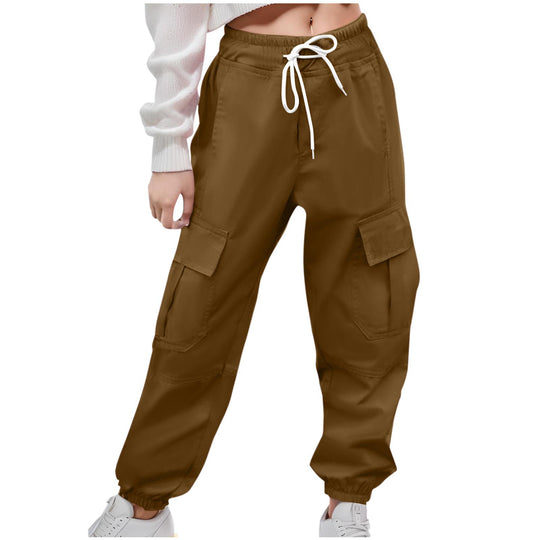 Damen Cargo-Hose mit elastischem Bund und praktischen Seitentaschen R&B