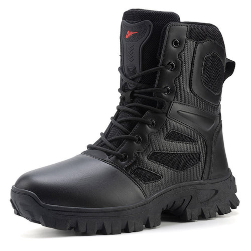 Damen robuste Sicherheitsstiefel mit rutschfester Sohle und atmungsaktivem Mesh R&B