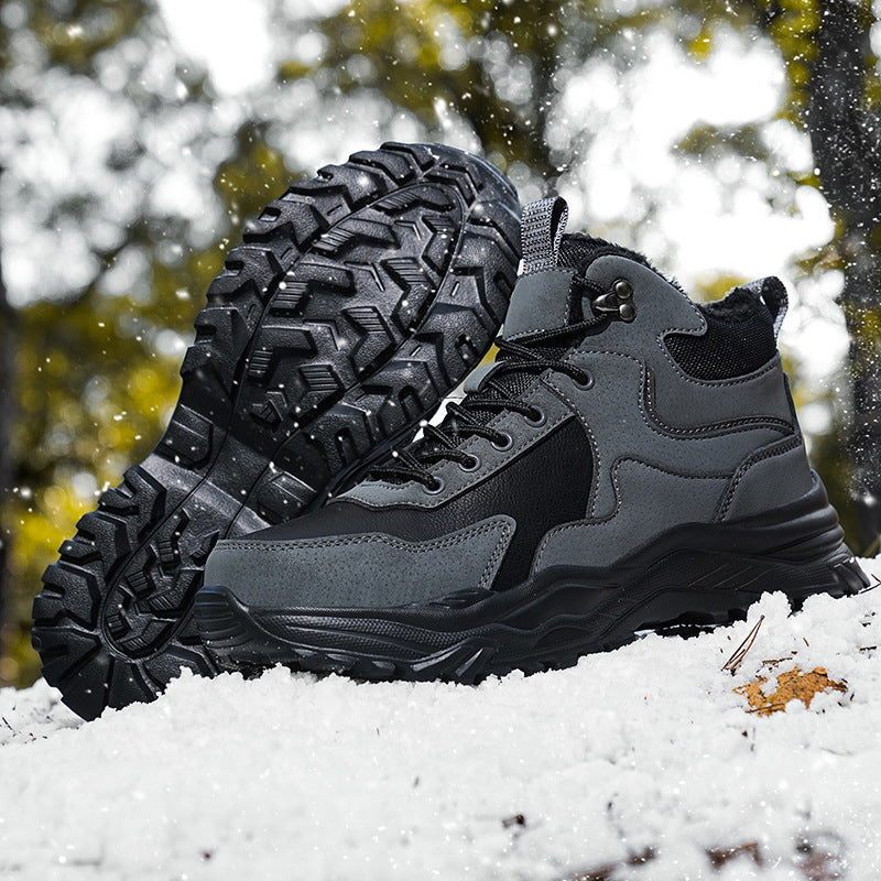 Damen Sportliche Winterstiefel mit strapazierfähigem Obermaterial und rutschfester Sohle