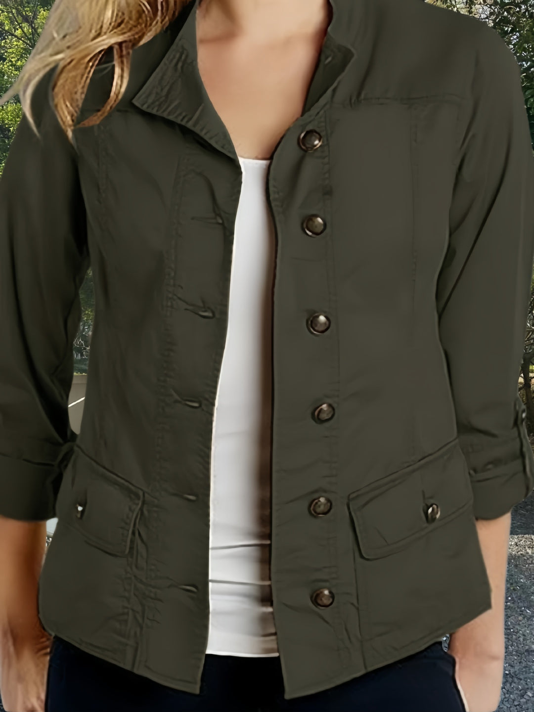 Damen Leichte Sommerjacke mit praktischen Taschen R&B