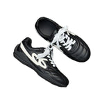 Damen sportliche Freizeitschuhe mit glattem Obermaterial und sportlichem Design R&B