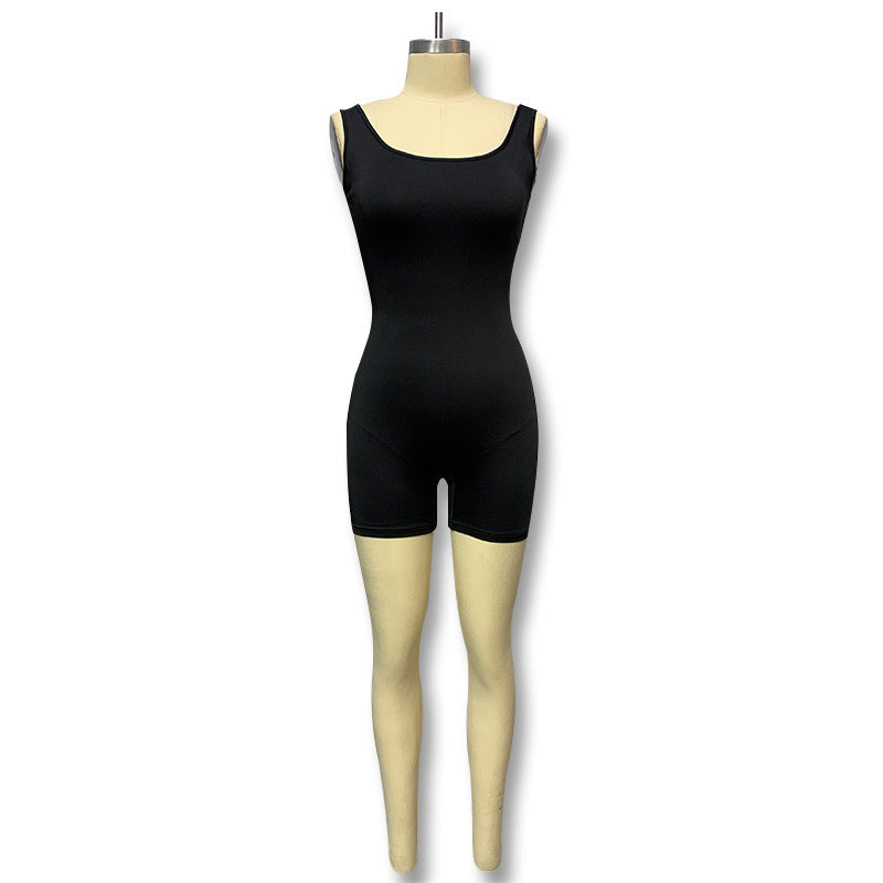 Damen Eleganter und figurbetonter Sport-Jumpsuit R&B