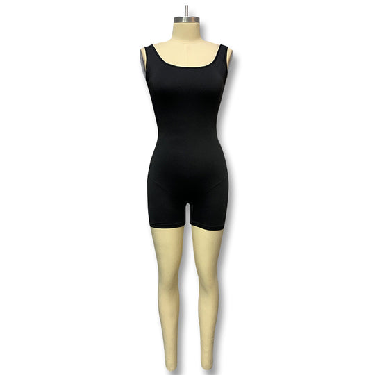 Damen Eleganter und figurbetonter Sport-Jumpsuit R&B
