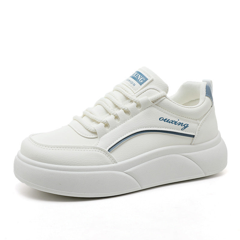 Damen modische Sneakers mit hohem Plateau und atmungsaktiver Oberfläche R&B