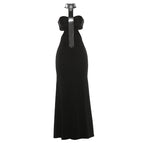 Damen Elegantes Abendkleid mit schmalem Schnitt und glänzenden Akzenten R&B