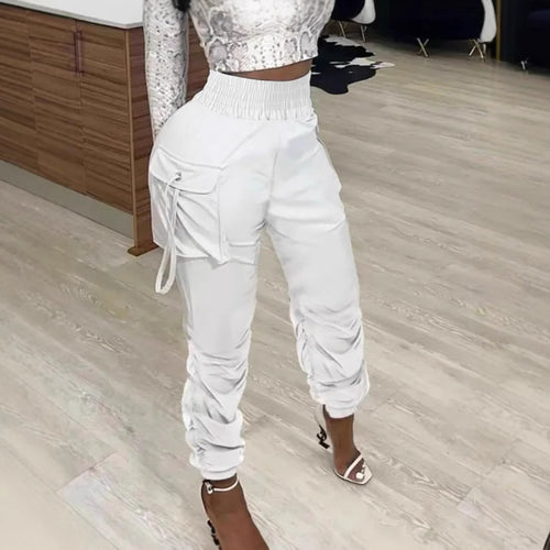 Damen Cargo-Hose mit Raffung und praktischen Taschen R&B