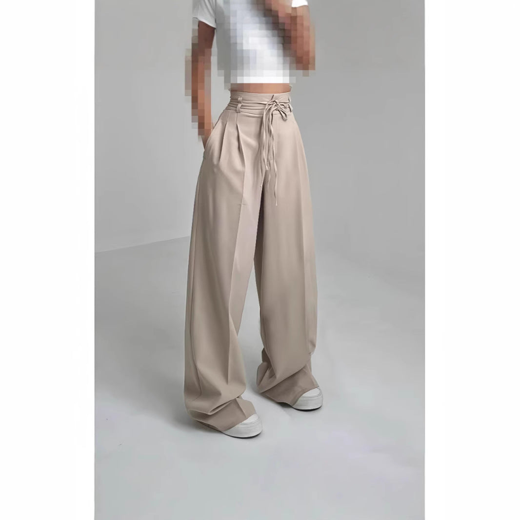 Damen Weite Hochbund-Hose mit raffinierter Drapierung R&B