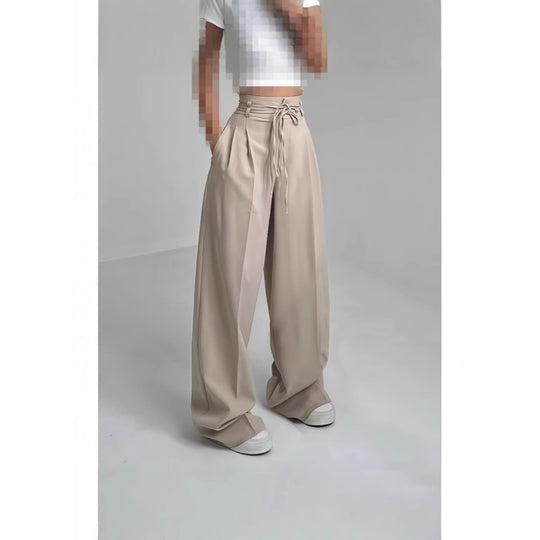 Damen Weite Hochbund-Hose mit raffinierter Drapierung R&B